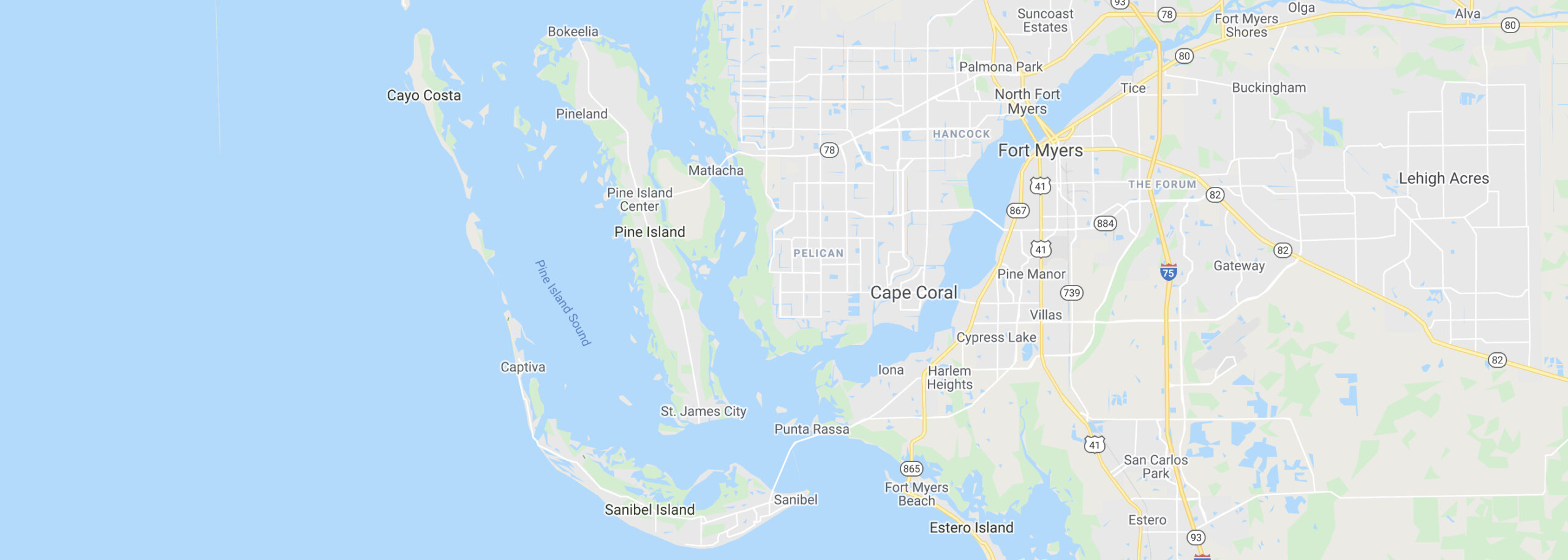 Maps Cape Coral Florida
