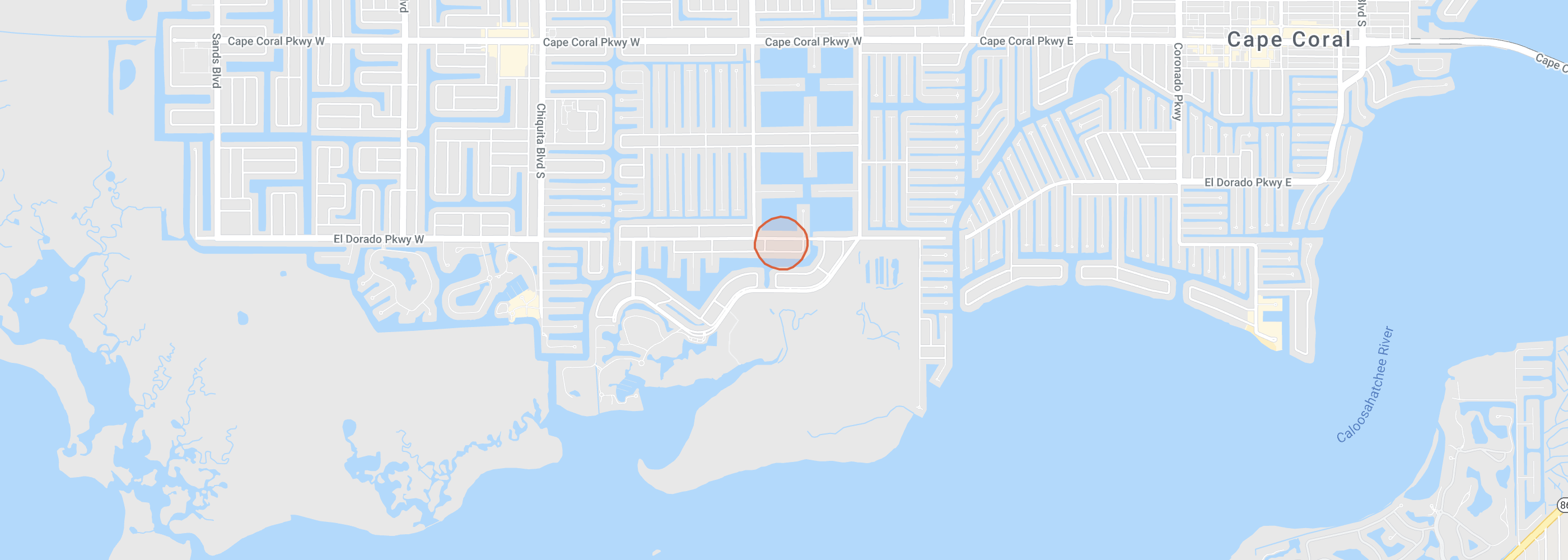 Maps Villa Nova Cape Coral Florida