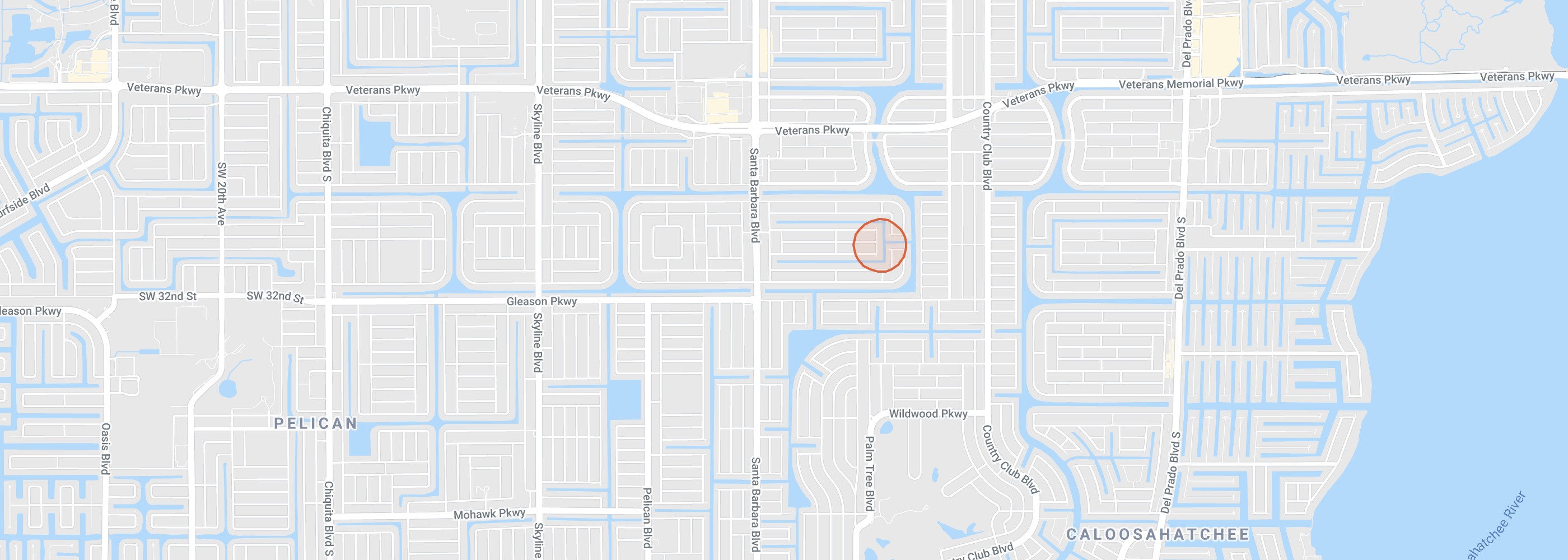 Maps Villa Sunrise Cape Coral Florida