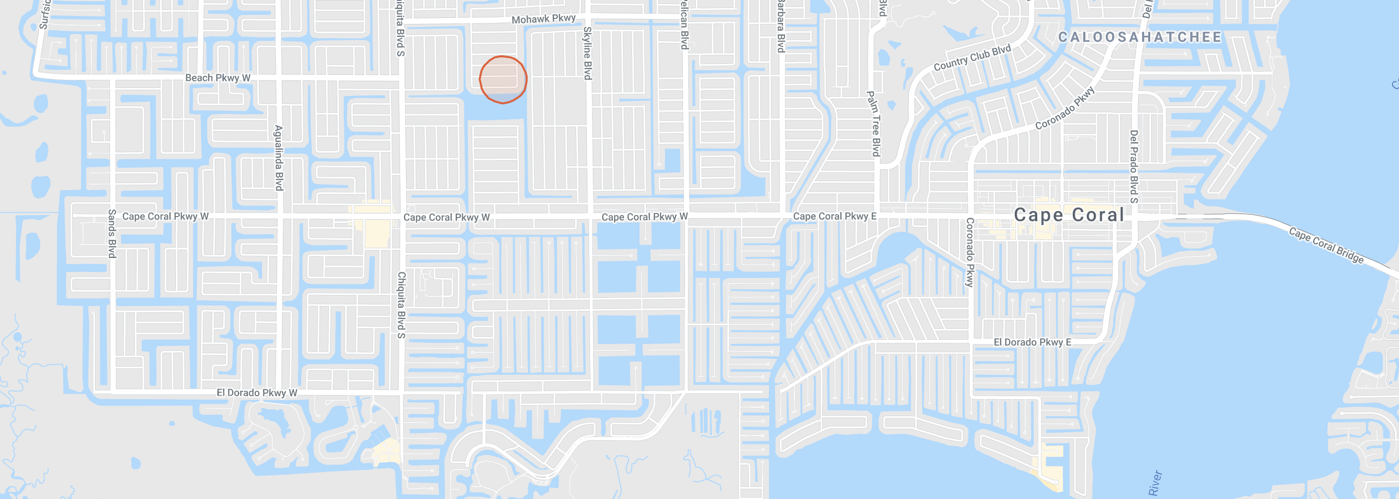 Maps Villa Sunshine Cape Coral Florida