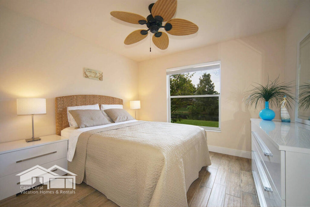 Villa Rose Garden Guest Bedroom Cape Coral Florida
