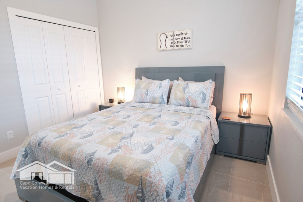 Villa Turtle Bay Guest Bedroom With Closet Cape Coral Florida